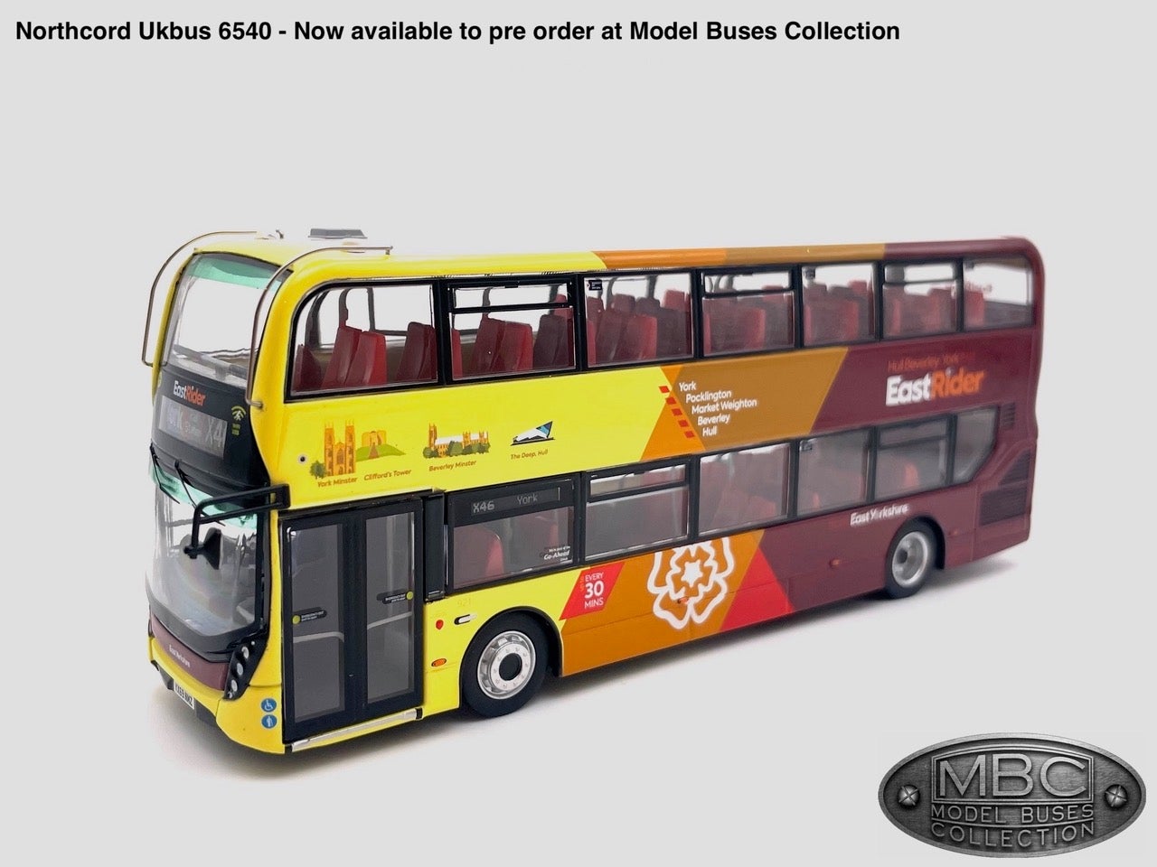 Northcord ukbus 6540 / ADL Enviro400 MMC / East Yorkshire / 1:76 Scale ...