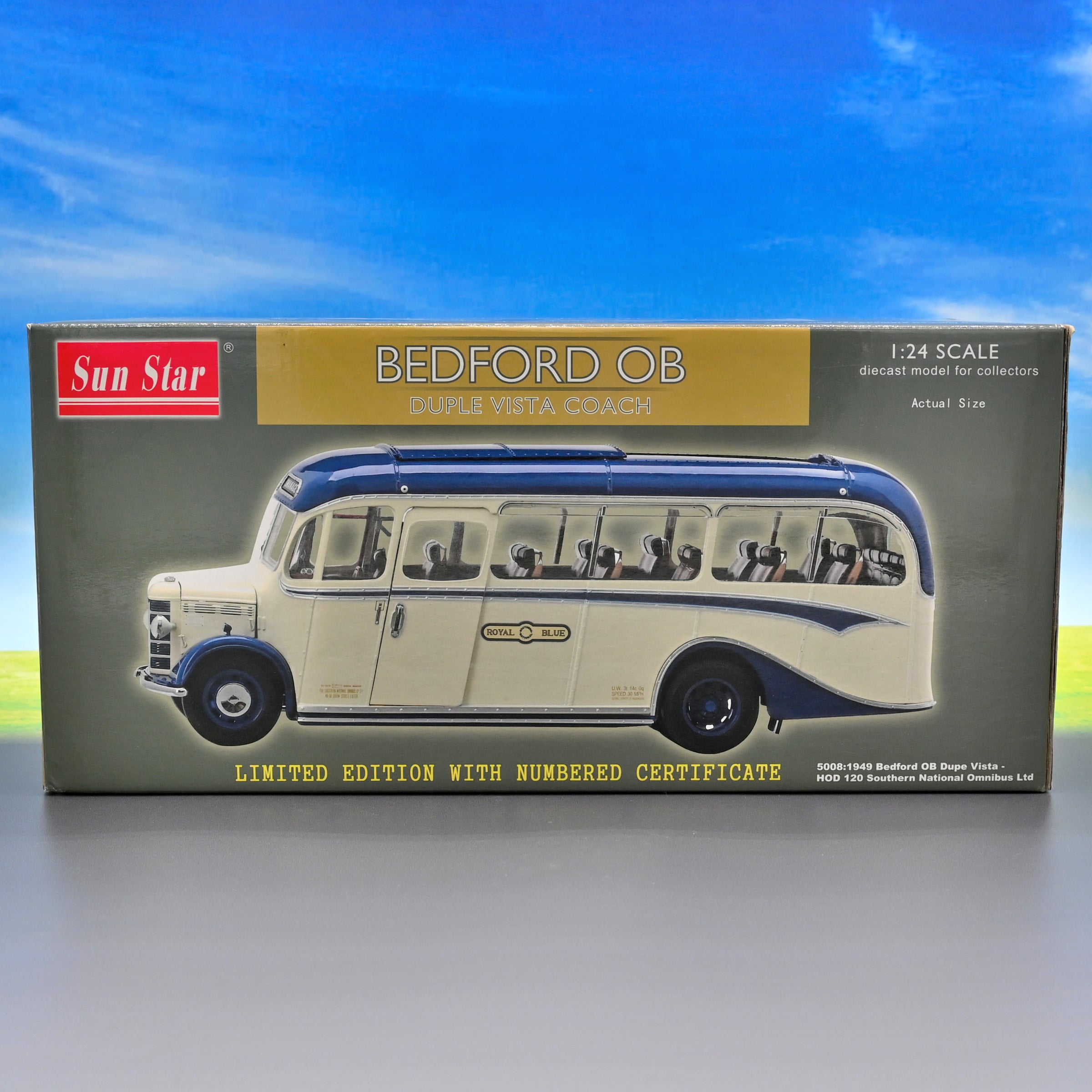 Sun Star 5008 / Bedford OB Duple Vista / Southern National Royal