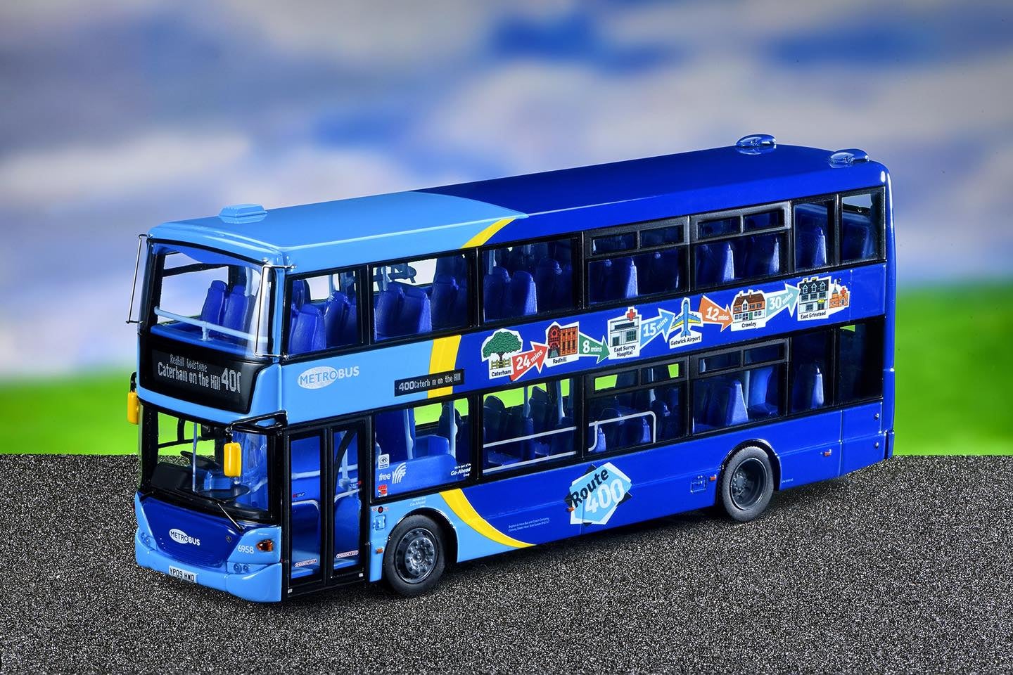 Autobus Sunwin Trolleybus – Northcord 1/76 – Modèle CNBUS 1005 – Diecast
