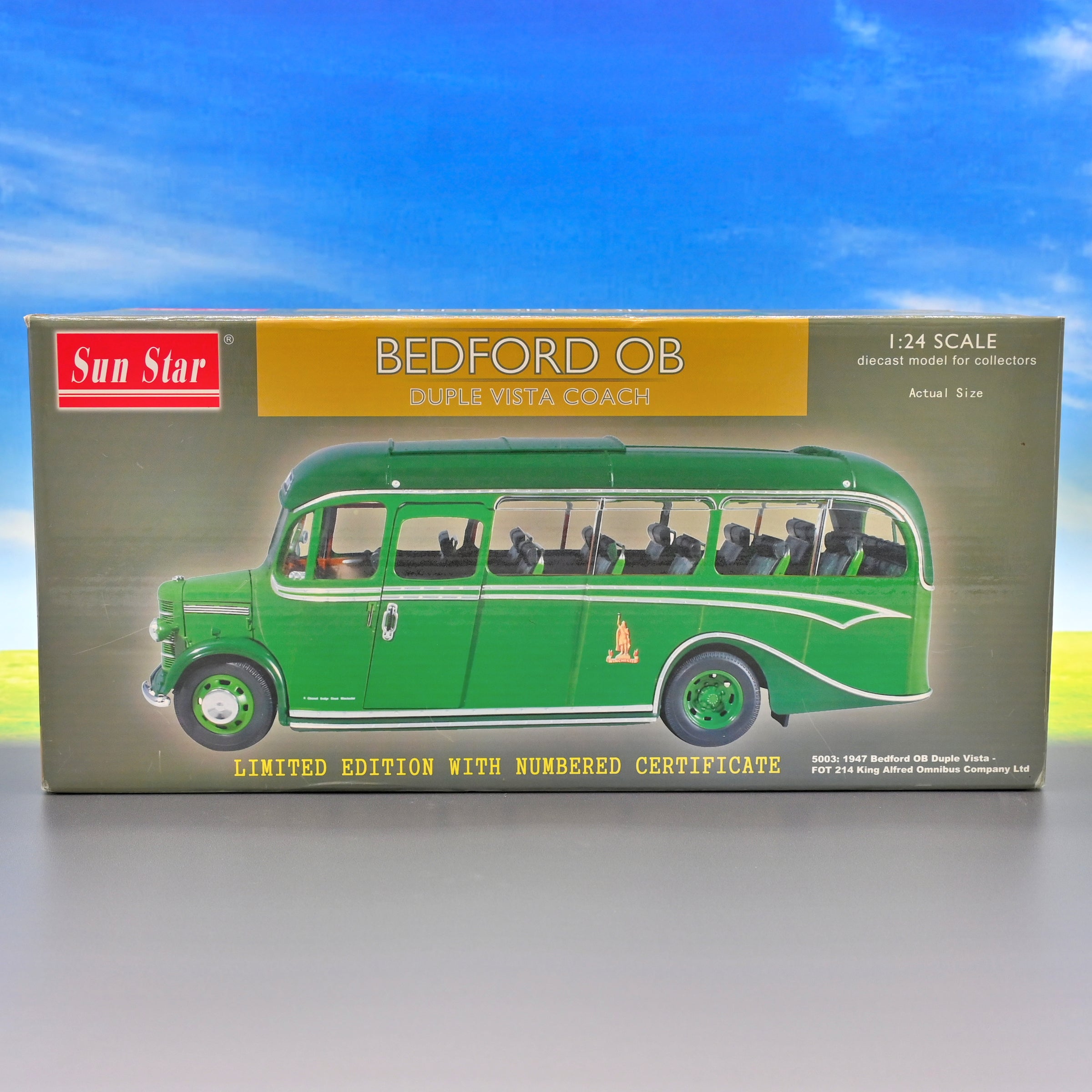 Sun Star 5003 / Bedford OB Duple Vista / King Alfred Omnibus