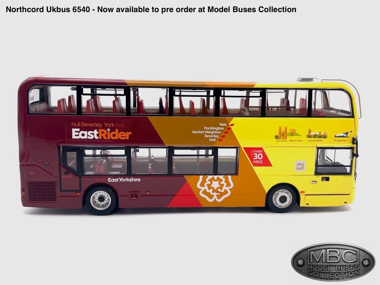 Northcord ukbus 6540 / ADL Enviro400 MMC / East Yorkshire / 1:76 Scale ...