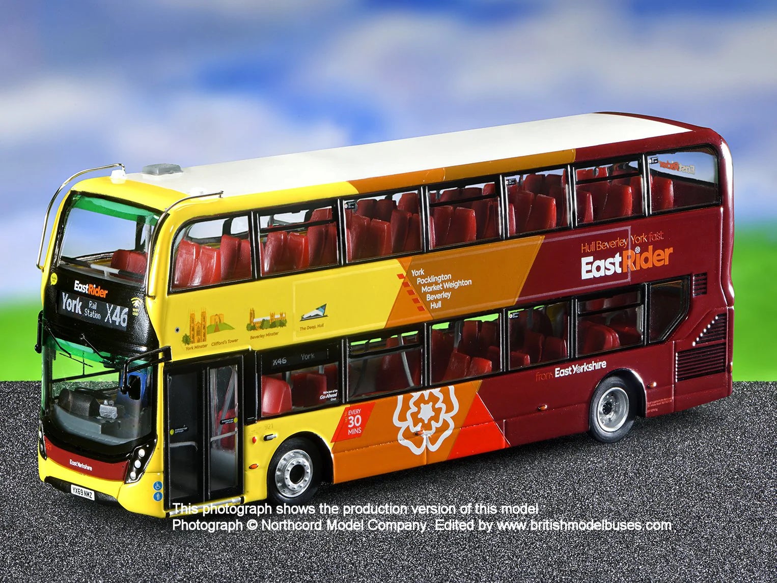 Northcord ukbus 6540 ADL Enviro400 MMC East Yorkshire 1:76