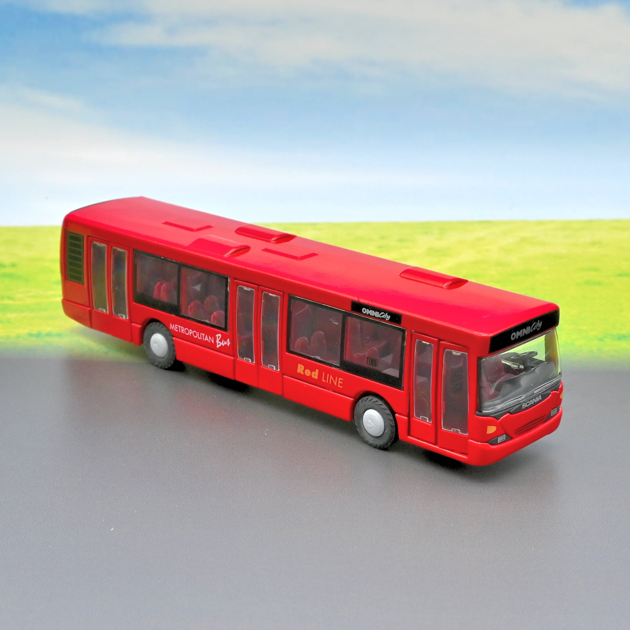 Joal REF 155 / Scania OmniCity / Metropolitan Bus Red Line / 1:50 Scale ...